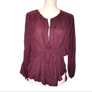 Isabel Marant Flowy Blouse Peasant Flowy Boho Chic